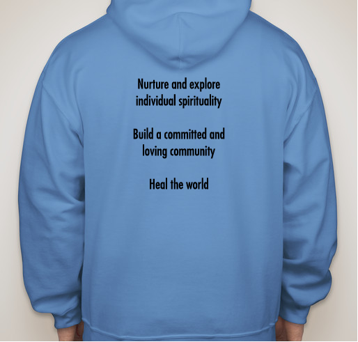 UUCR T shirt Fundraiser - unisex shirt design - back