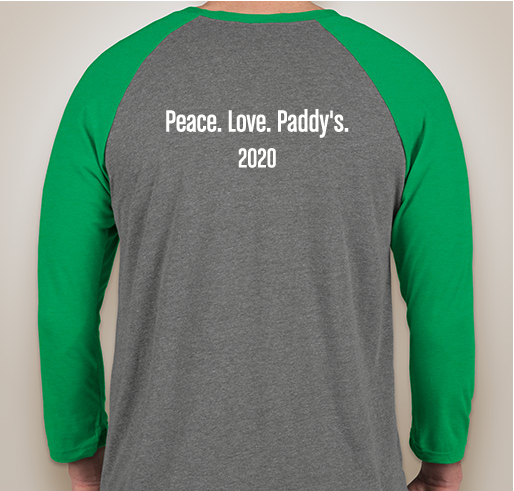 Help our Paddy's Staff Fundraiser - unisex shirt design - back