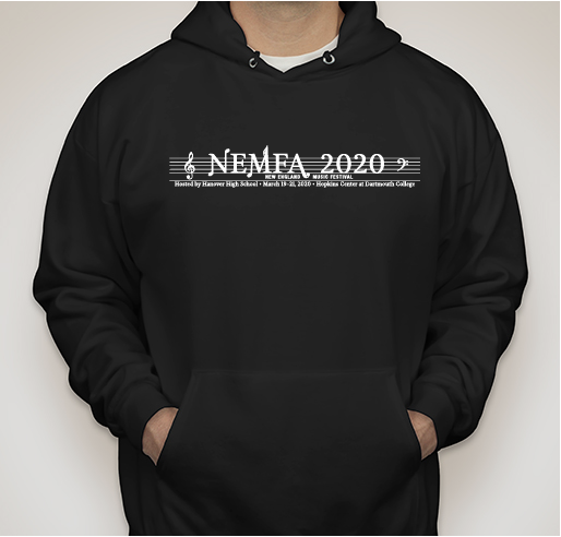 2020 New England Music Festival Fundraiser - unisex shirt design - front