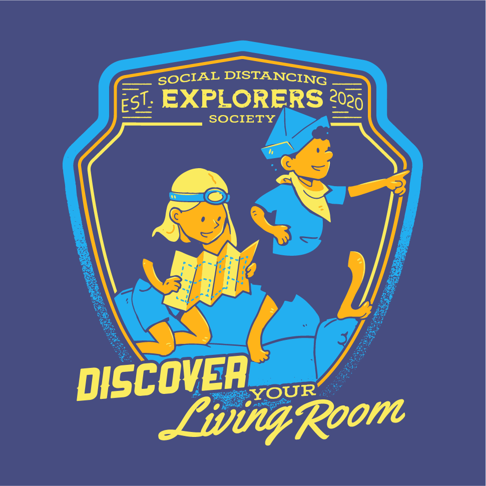 Explorers Society - Apparel shirt design - zoomed