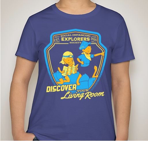 Explorers Society - Apparel Fundraiser - unisex shirt design - front