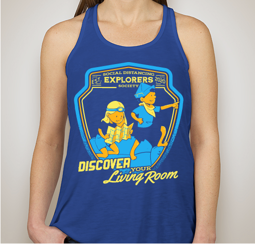 Explorers Society - Apparel Fundraiser - unisex shirt design - front