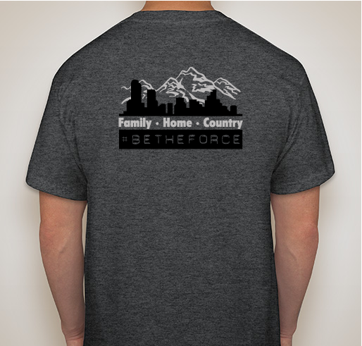 USO Denver Fundraiser - unisex shirt design - back