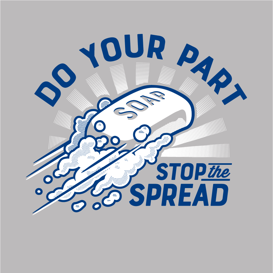 Stop The Spread - Apparel shirt design - zoomed