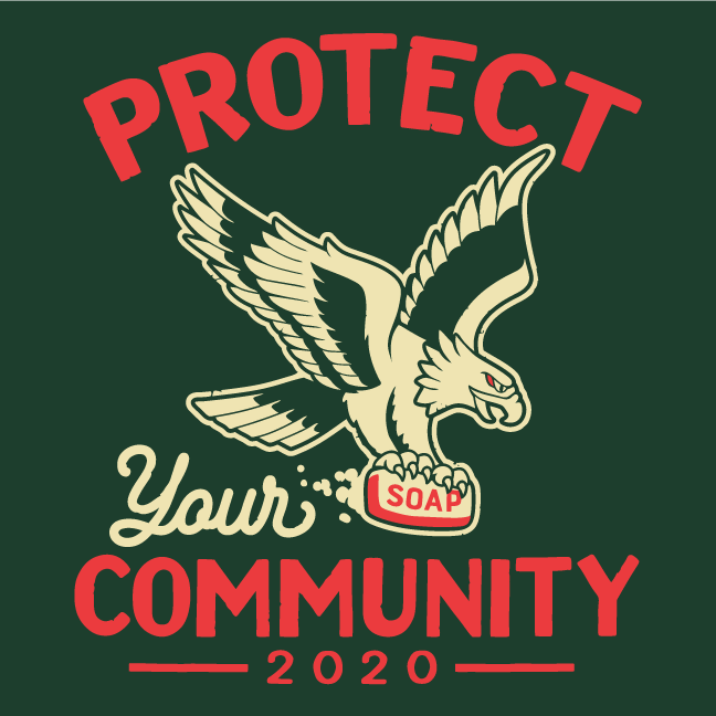 Protect Your Community - Apparel shirt design - zoomed