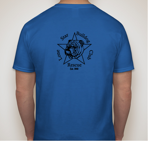 We're Bulldog Impaired Fundraiser - unisex shirt design - back