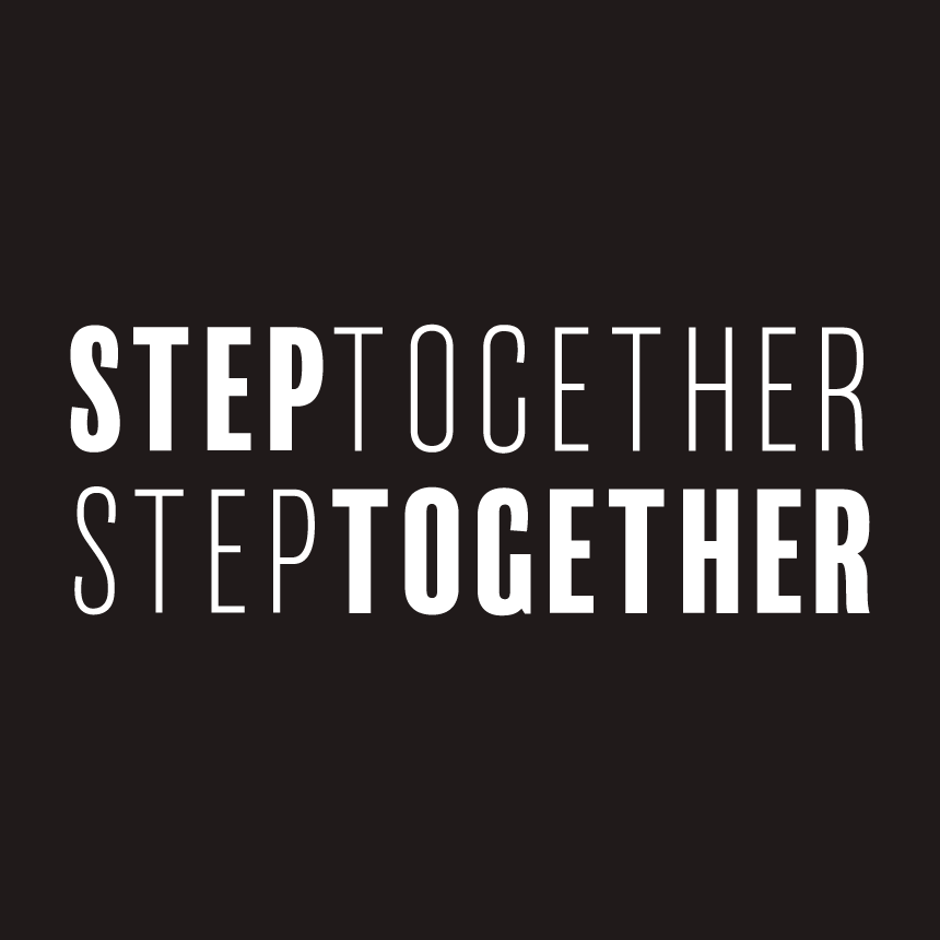 Step Together! shirt design - zoomed