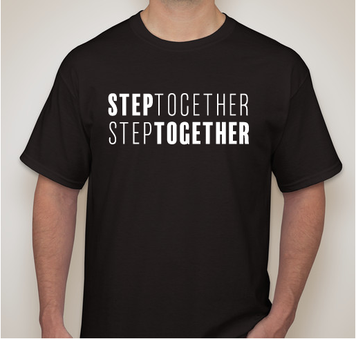 Step Together! Fundraiser - unisex shirt design - front
