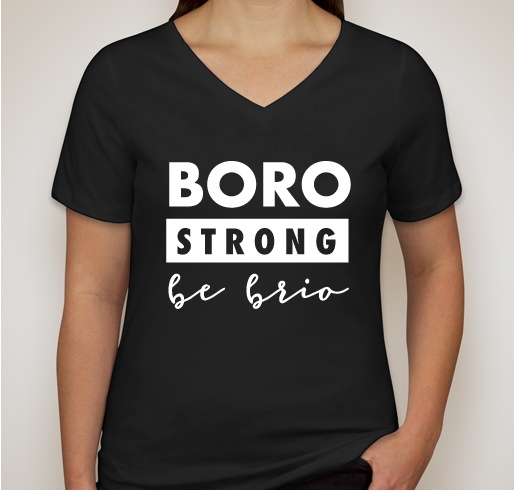 Cafe Brio - BORO STRONG Campaign Fundraiser - unisex shirt design - front