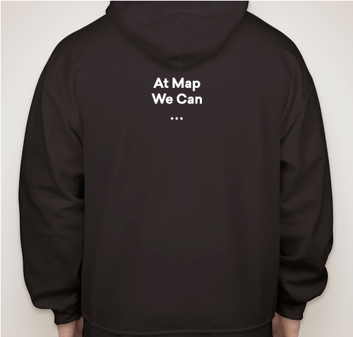 Map Love Fundraiser - unisex shirt design - back