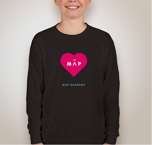 Map Love shirt design - zoomed