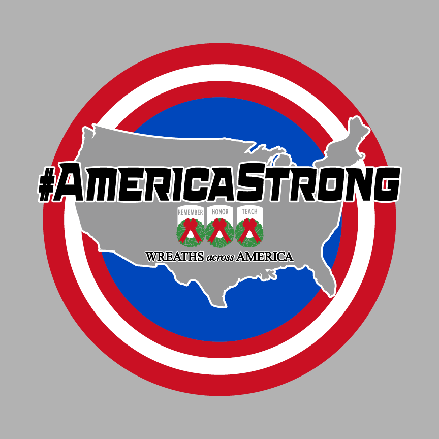 #AmericaStrong shirt design - zoomed