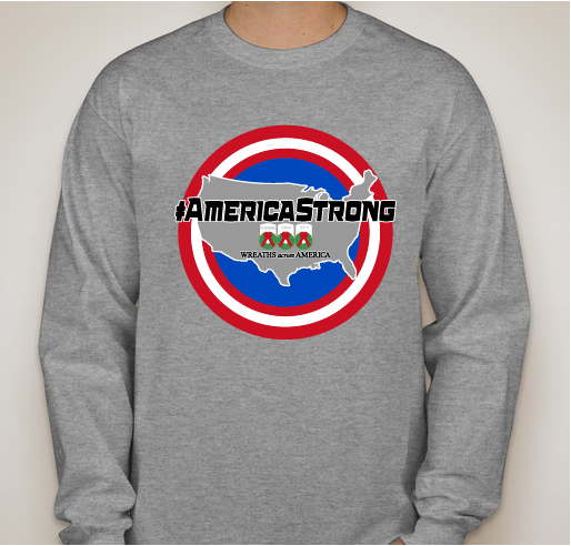 Join Foot and Ankle Wellness Center by supporting our veterans - #AmericaStrong Fundraiser - unisex shirt design - front