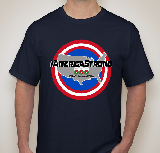 #AmericaStrong Fundraiser - unisex shirt design - front