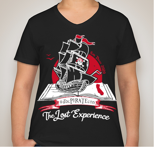 DBC Pirate Con - The Lost Experience Fundraiser - unisex shirt design - front