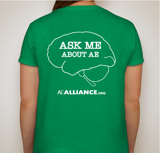 Ask me about AE Fundraiser - unisex shirt design - back