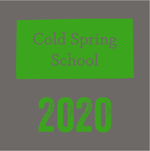 Support Cold Spring School's Jog-a-Thon 2020! shirt design - zoomed