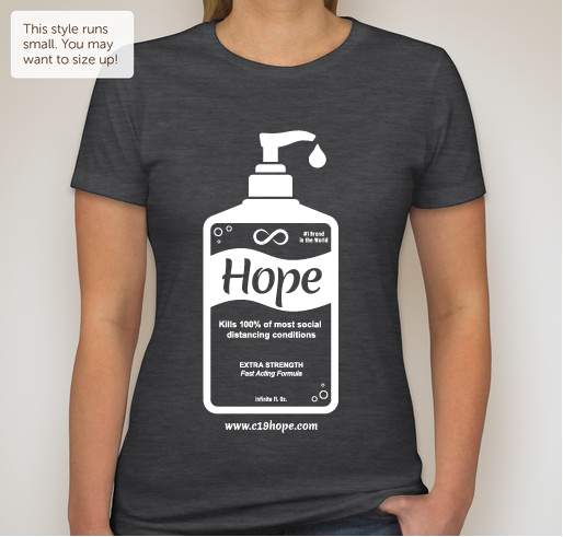 Covid-19 Hope T-Shirt Fundraiser - unisex shirt design - front