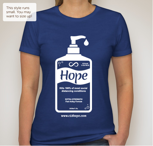 Covid-19 Hope T-Shirt Fundraiser - unisex shirt design - front