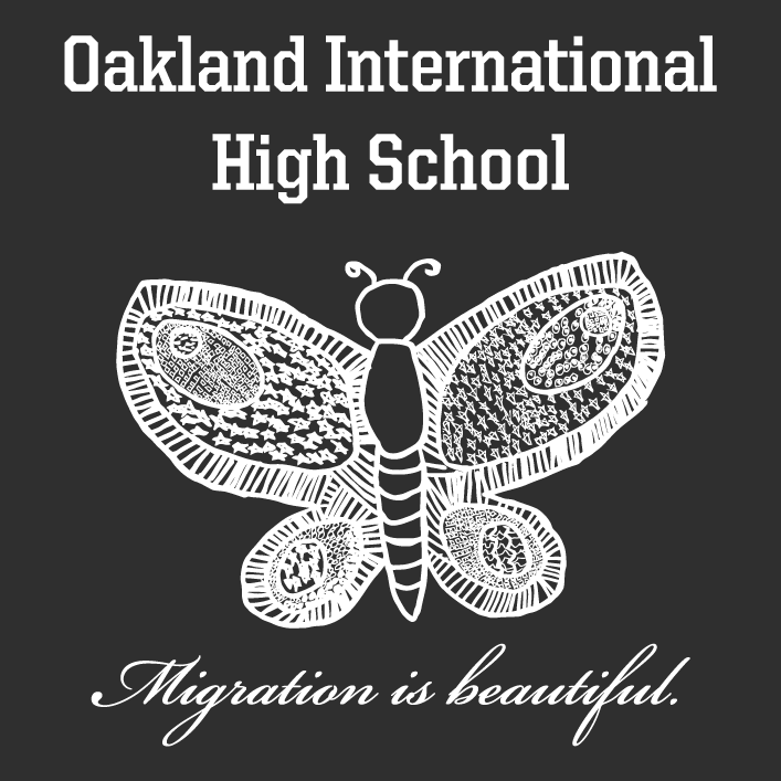 Sweatshirts (new colors!) in Support of Oakland International High School! shirt design - zoomed