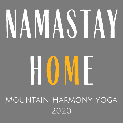 Mountain Harmony Yoga Fundraiser shirt design - zoomed
