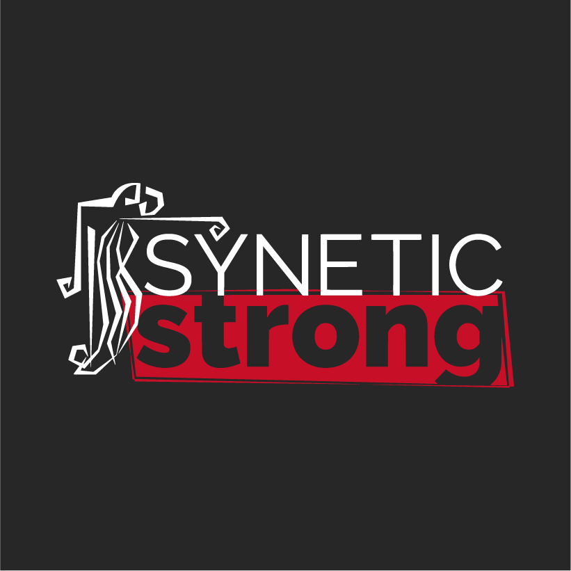 Synetic Strong shirt design - zoomed