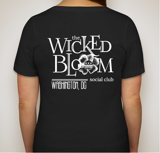 Social Blooming Fundraiser - unisex shirt design - back