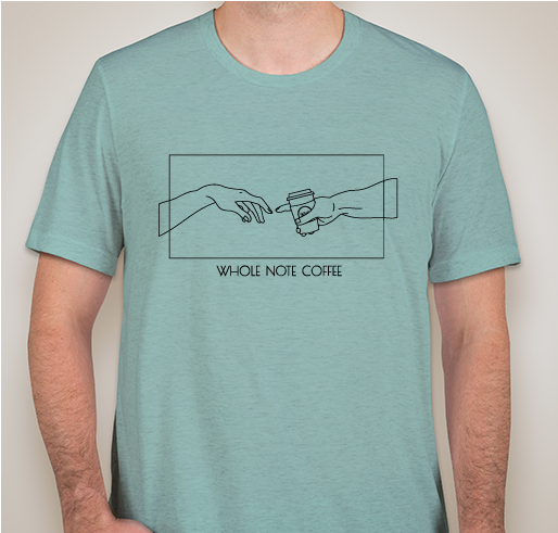 Whole Note Coffee Fundraiser Fundraiser - unisex shirt design - front