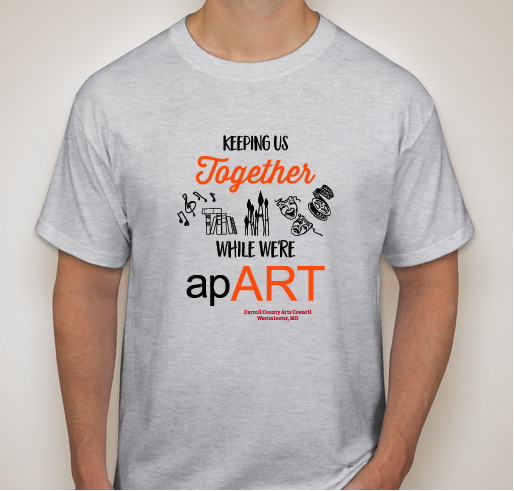 The Arts Keep us Together Fundraiser - unisex shirt design - front