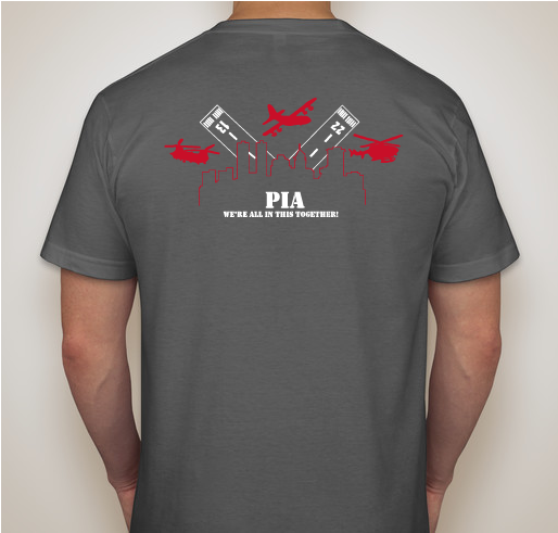 NATCA Peoria Air Traffic Control Tower Covid-19 Relief Fundraiser Fundraiser - unisex shirt design - back