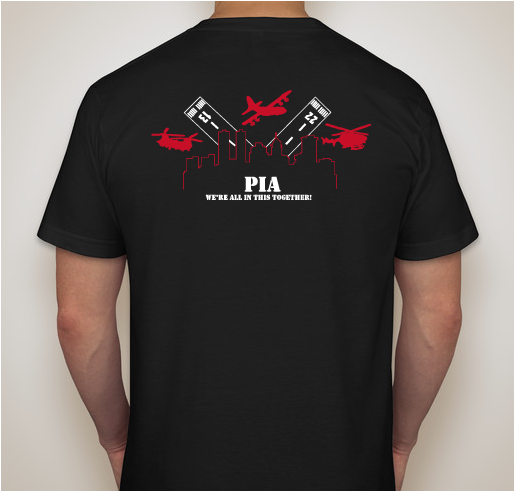 NATCA Peoria Air Traffic Control Tower Covid-19 Relief Fundraiser Fundraiser - unisex shirt design - back
