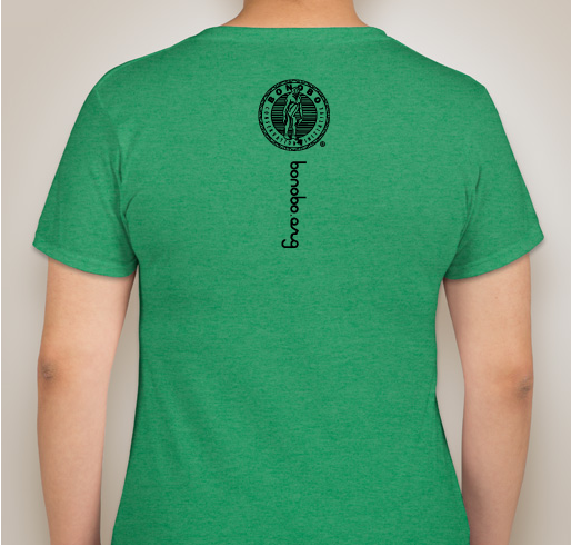 Bonobo Conservation Initiative Celebrates 50 Years of Earth Day Fundraiser - unisex shirt design - back