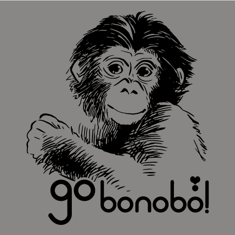 Bonobo Conservation Initiative Celebrates 50 Years of Earth Day shirt design - zoomed