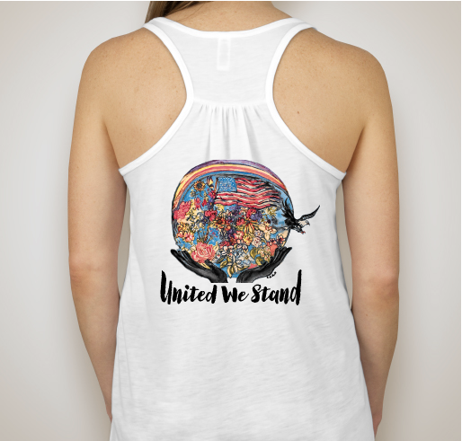 United We Stand Fundraiser - unisex shirt design - back