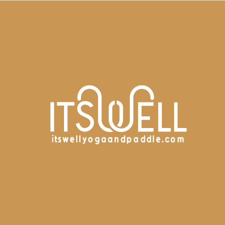 Support itswell yoga + paddle shirt design - zoomed