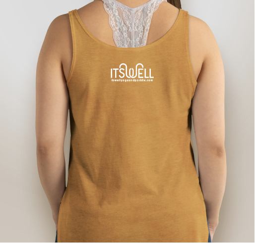 Support itswell yoga + paddle Fundraiser - unisex shirt design - back