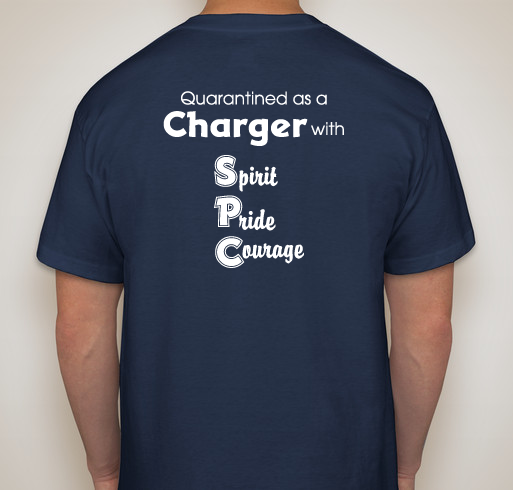 St. Peter Chanel School - Quarantine T-Shirt - Second Sale Fundraiser - unisex shirt design - back