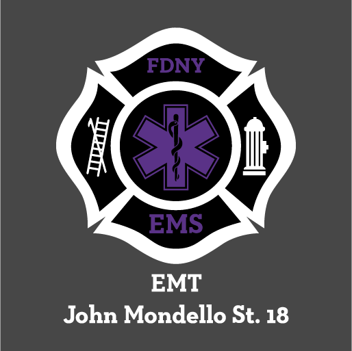 FDNY EMT John Mondello shirt design - zoomed