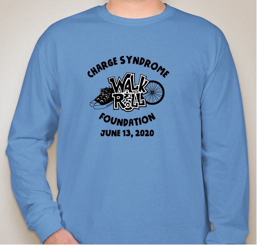 WalkandRoll4CHARGE Virtual Fundraiser Fundraiser - unisex shirt design - front