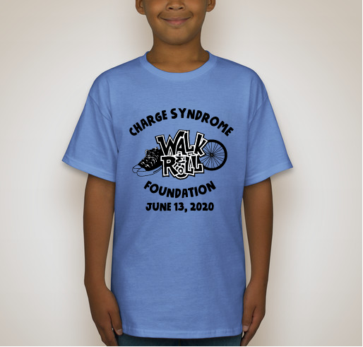 WalkandRoll4CHARGE Virtual Fundraiser Fundraiser - unisex shirt design - front