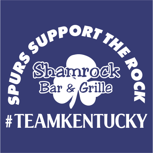 Lexington Spurs Support Shamrock Staff shirt design - zoomed