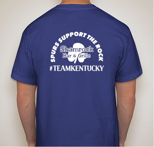 Lexington Spurs Support Shamrock Staff Fundraiser - unisex shirt design - back