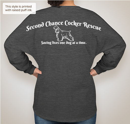 SCCR Spring Spirit Jersey Fundraiser - unisex shirt design - back