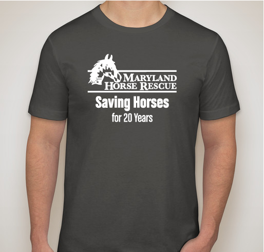 Maryland Horse Rescue's 20th Anniversary Fundraiser - unisex shirt design - front