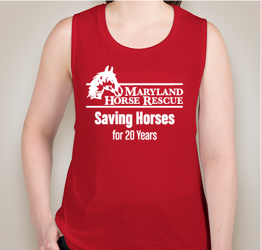 Maryland Horse Rescue's 20th Anniversary Fundraiser - unisex shirt design - front