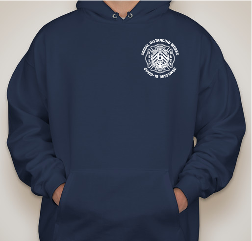 Philadelphia Fire Department COVID-19 Awareness Fundraiser - unisex shirt design - front