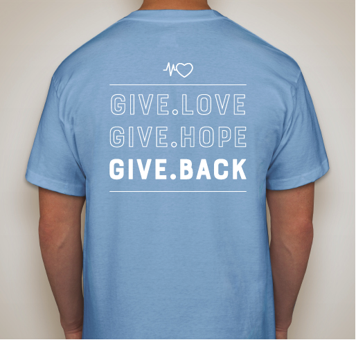 Feed Our Front-Line Fundraiser - unisex shirt design - back