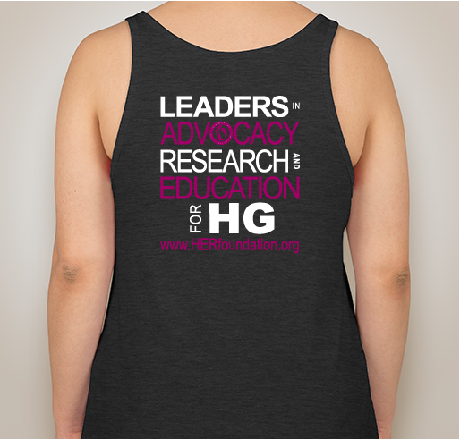 Raise your voice for HER! Fundraiser - unisex shirt design - back