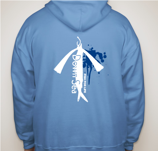 Fish For Life- Tuna Design Fundraiser - unisex shirt design - back