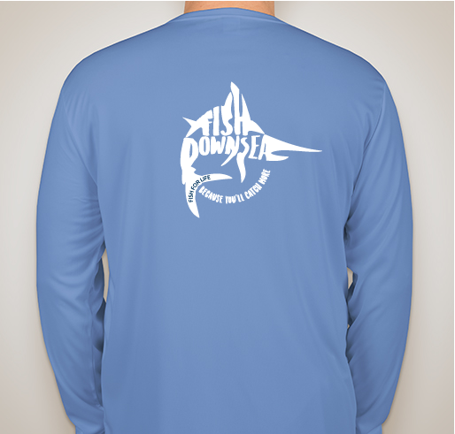 Fish For Life- Marlin Fundraiser - unisex shirt design - back